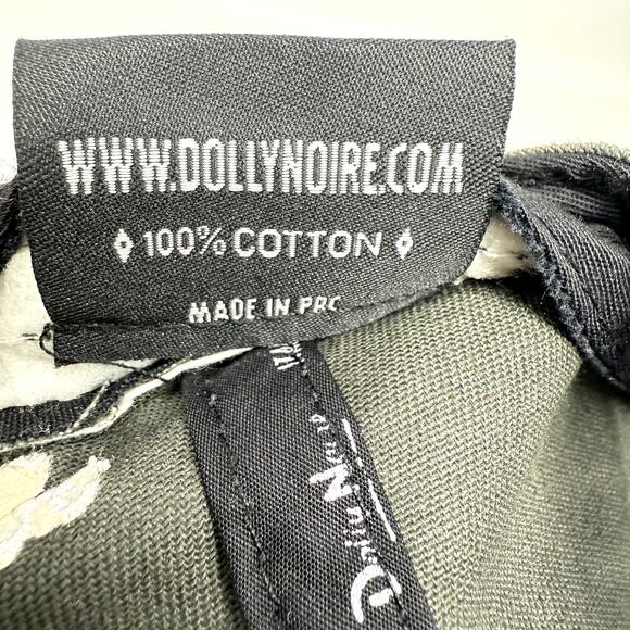 Dolly Noire Italy Hip Hop Hat Gray Green Paisley Snapback Cap Streetwear - Picture 10 of 10